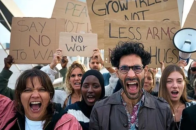 Minimum wage protest