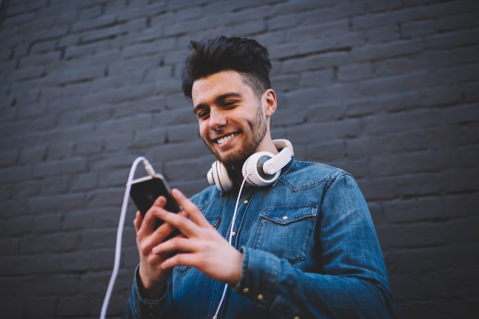 Man with headphones